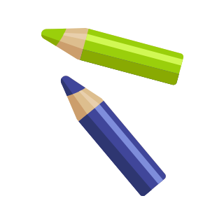 th colored pencils
